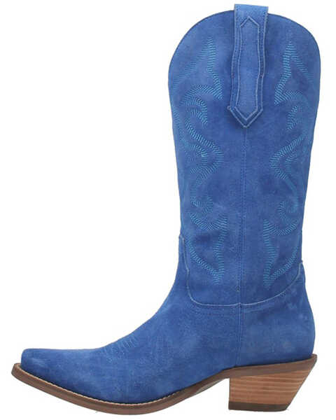 Image #3 - Dingo Women's Out West Western Boots - Pointed Toe, Blue, hi-res