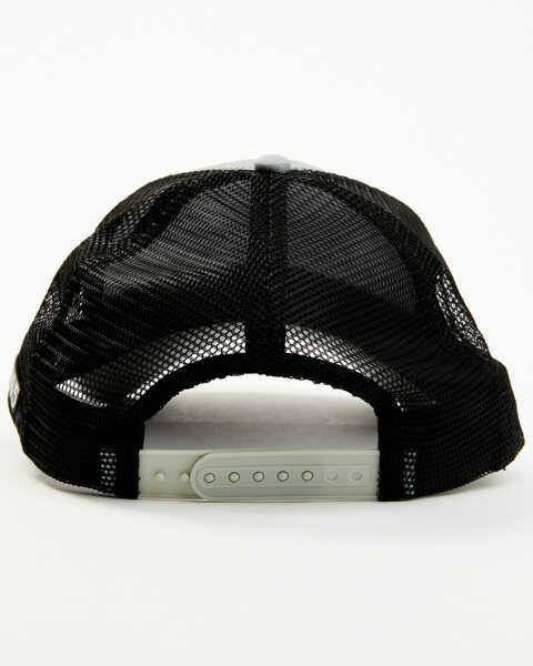 Image #3 - RANK 45® Men's Rubber Logo Flag Patch Mesh-Back Ball Cap, Black, hi-res
