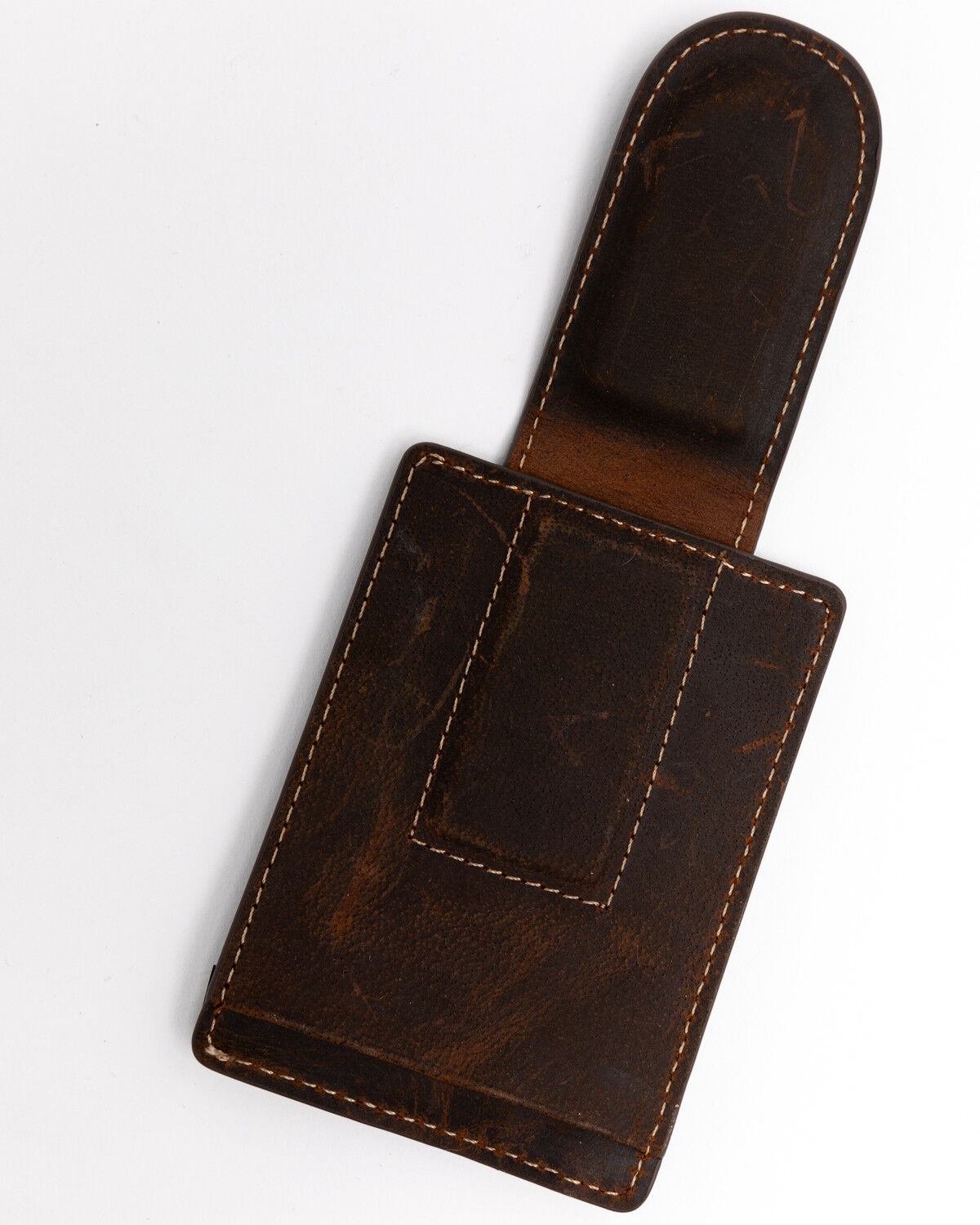 Image #2 - Cody James Men's Boot Stitch Money Clip Leather Wallet, Chocolate, hi-res