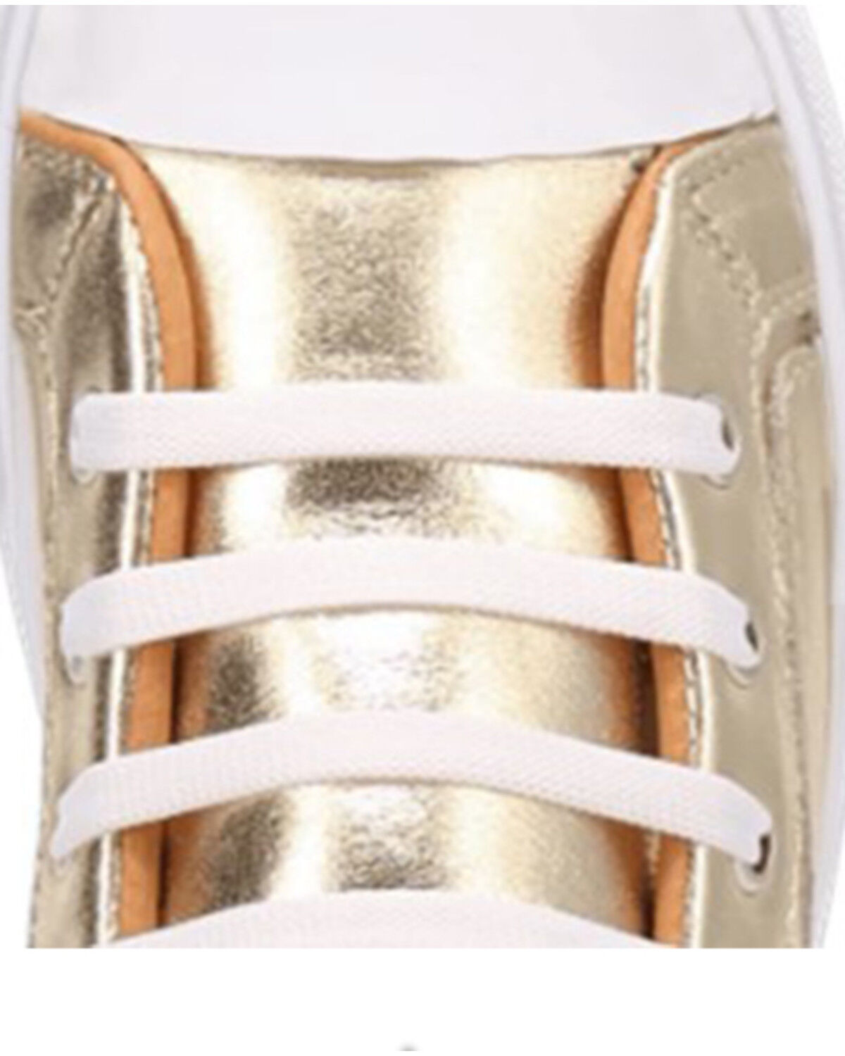 Image #6 - Dingo Women's Knarly Metallic High Top Sneaker, Gold, hi-res