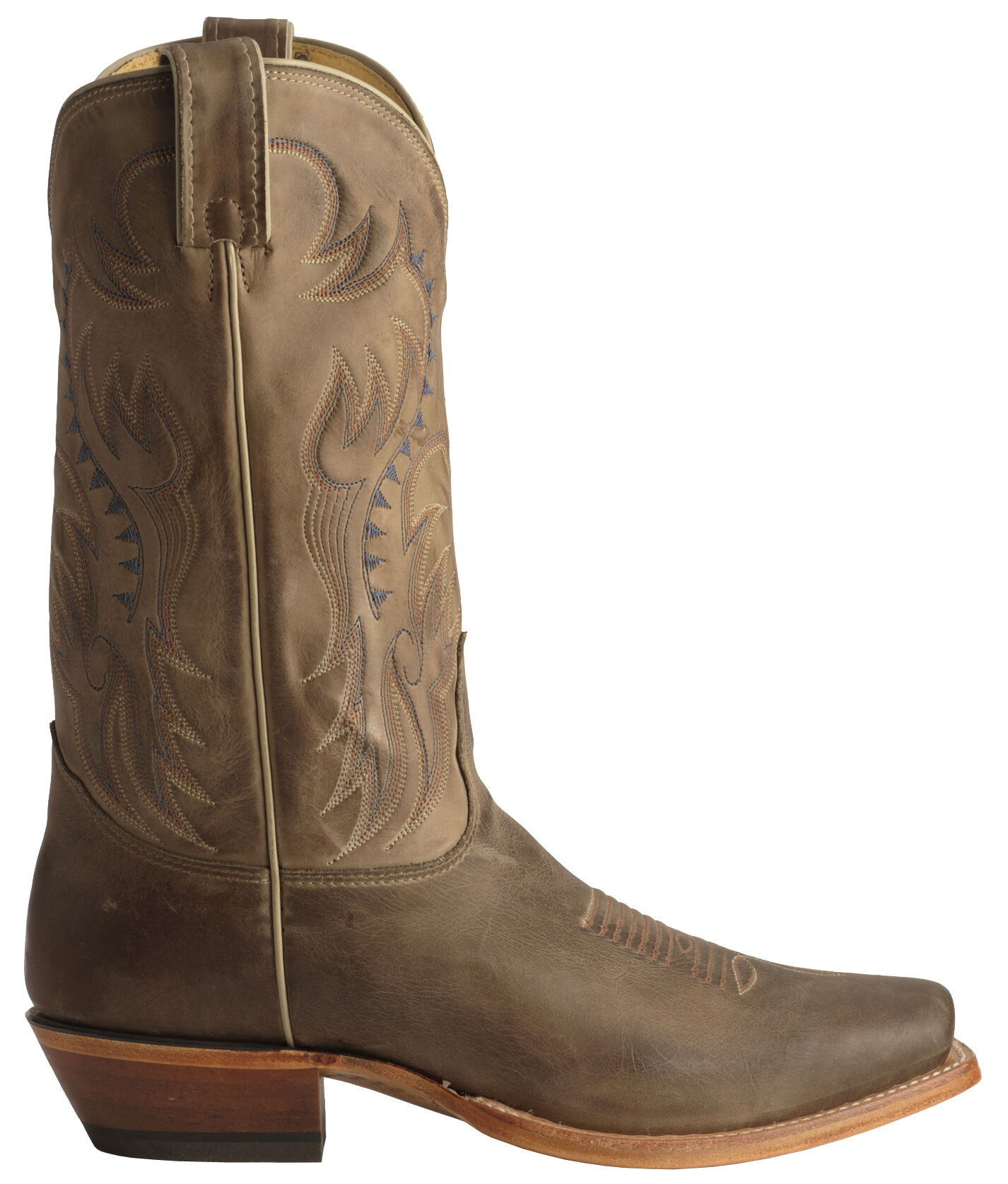 narrow square toe cowboy boots