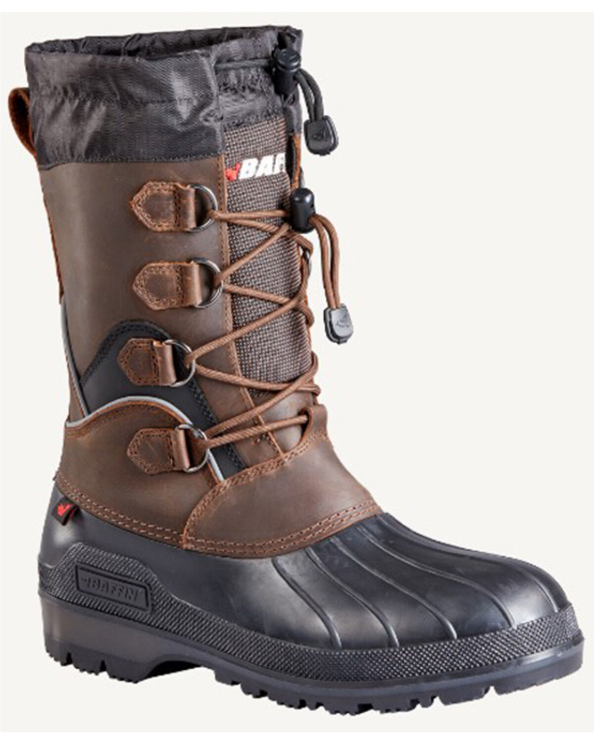 Image #1 - Baffin Men's Mountain Insulated Waterproof Boots - Round Toe, Brown, hi-res