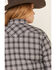 Image #4 - Rough Stock by Panhandle Women's West Bourne Plaid Print Long Sleeve Western Shirt - Plus, Black, hi-res