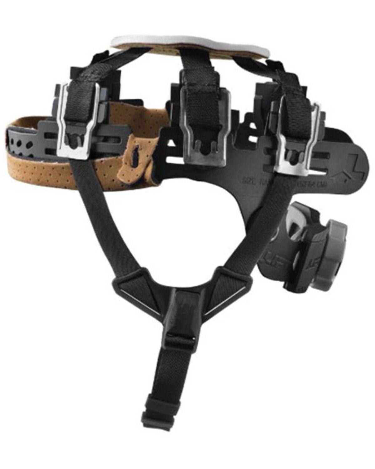Lift Safety Dax Suspension with Chin Strap, Black, hi-res