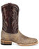 Image #2 - Circle G Men's Western Boots - Broad Square Toe, Red/brown, hi-res