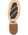 Image #7 - Justin Men's Burchett Western Boots - Square Toe, Chocolate, hi-res