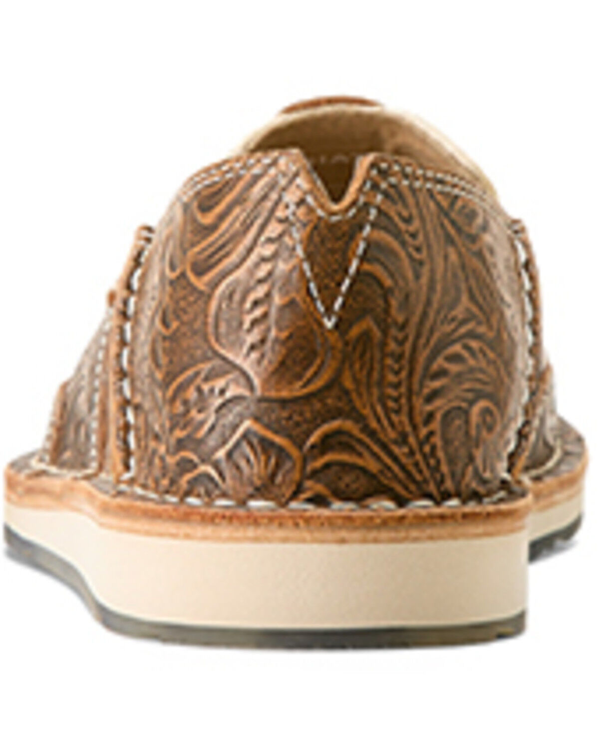 Image #3 - Ariat Women's Cruiser Embossed Hairon Casual Shoes - Moc Toe, Beige, hi-res