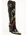 Image #1 - Azalea Wang Women's Hyperion Tall Western Boots - Snip Toe, Black, hi-res