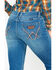 Image #2 - Wrangler Women's Retro Mae Deadwood Light Wash Mid Rise Bootcut Jeans, Blue, hi-res