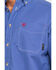 Ariat Men's FR Cobalt Print Liberty Long Sleeve Work Shirt, Blue, hi-res