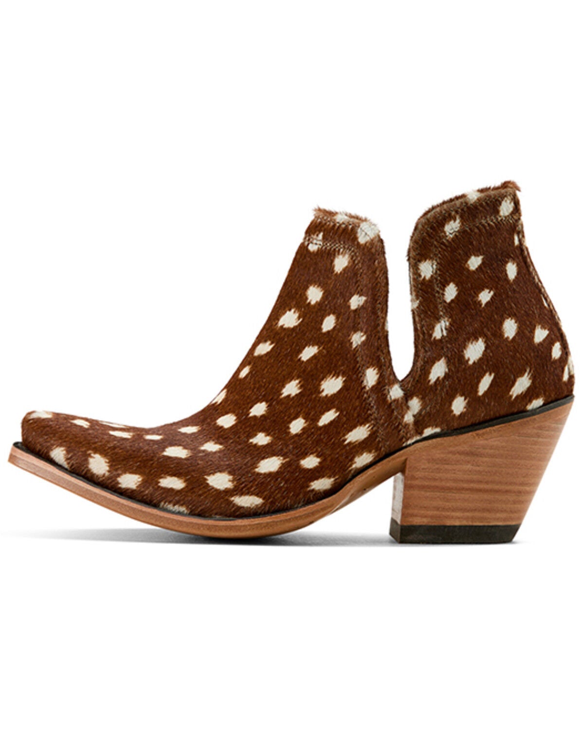 Image #2 - Ariat Women's Dixon Western Booties - Snip Toe, Brown, hi-res