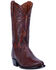 Dan Post Men's Tan Winston Lizard Western Boots - Round Toe, Brown, hi-res
