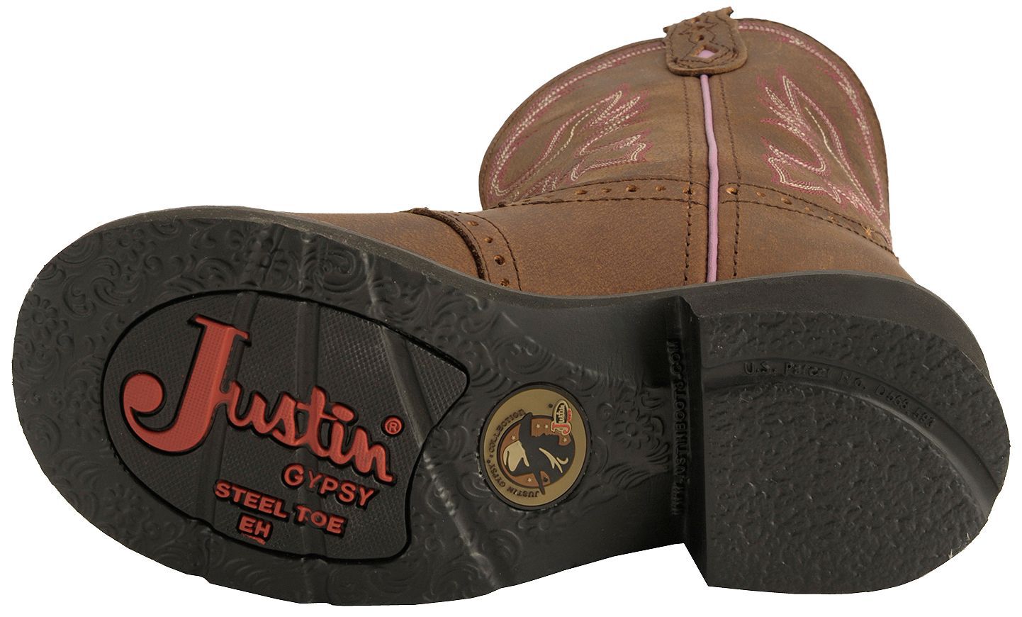 justin gypsy steel toe boots womens