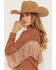 Image #2 - Idyllwind Women's Hicks Studded Fringe Button-Down Midi Cardigan, Bark, hi-res