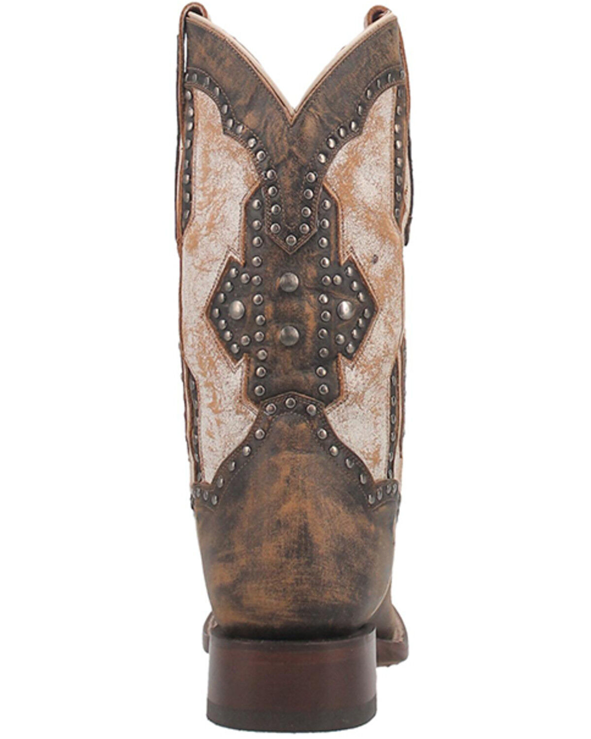 Image #5 - Dan Post Women's Darby Western Boots - Broad Square Toe, Brown, hi-res