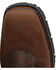 Cody James Men's 8" Waterproof Lace-Up Kiltie Work Boots - Square Toe, Brown, hi-res