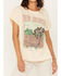 Image #3 - Cleo + Wolf Women's New Mexico Short Sleeve Graphic Tee, Sand, hi-res
