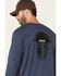Image #4 - Ariat Men's Rebar Workman Full Coverage Graphic Long Sleeve Work T-Shirt, Slate, hi-res