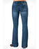 Cowgirl Tuff Women's Medium Wash Natural Waist Trousers, Blue, hi-res