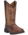 Image #1 - Laredo Men's Bennett Western Boots - Square Toe, Tan, hi-res