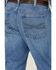 Image #4 - Blue Ranchwear Men's Bronc Rider Light Medium Wash Rigid Regular Straight Jeans, Light Medium Wash, hi-res