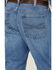 Image #4 - Blue Ranchwear Men's Bronc Rider Light Medium Wash Rigid Regular Straight Jeans , Light Medium Wash, hi-res