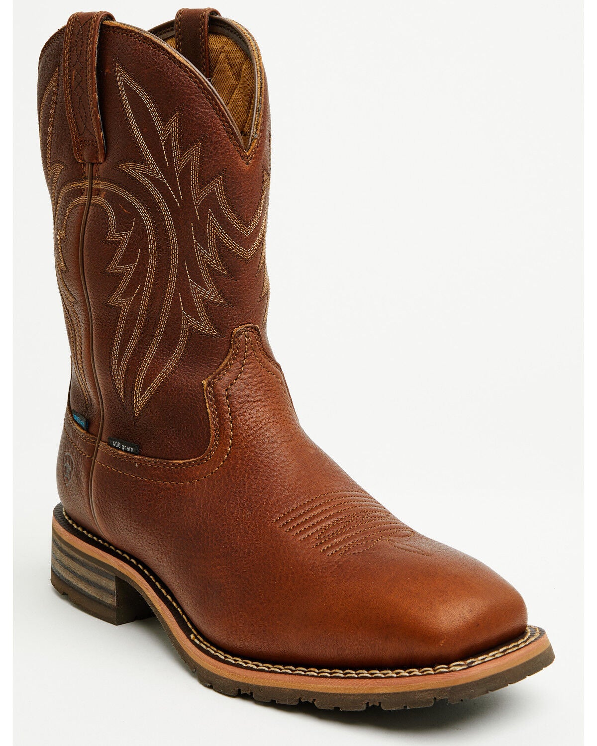 Image #1 - Ariat Men's Hybrid Rancher H20 400G Boots - Square Toe, Brown, hi-res
