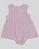 Image #1 - Angel Dear Infant Girls' Gingham Print Sleeveless Onesie with Skirt, Pink, hi-res