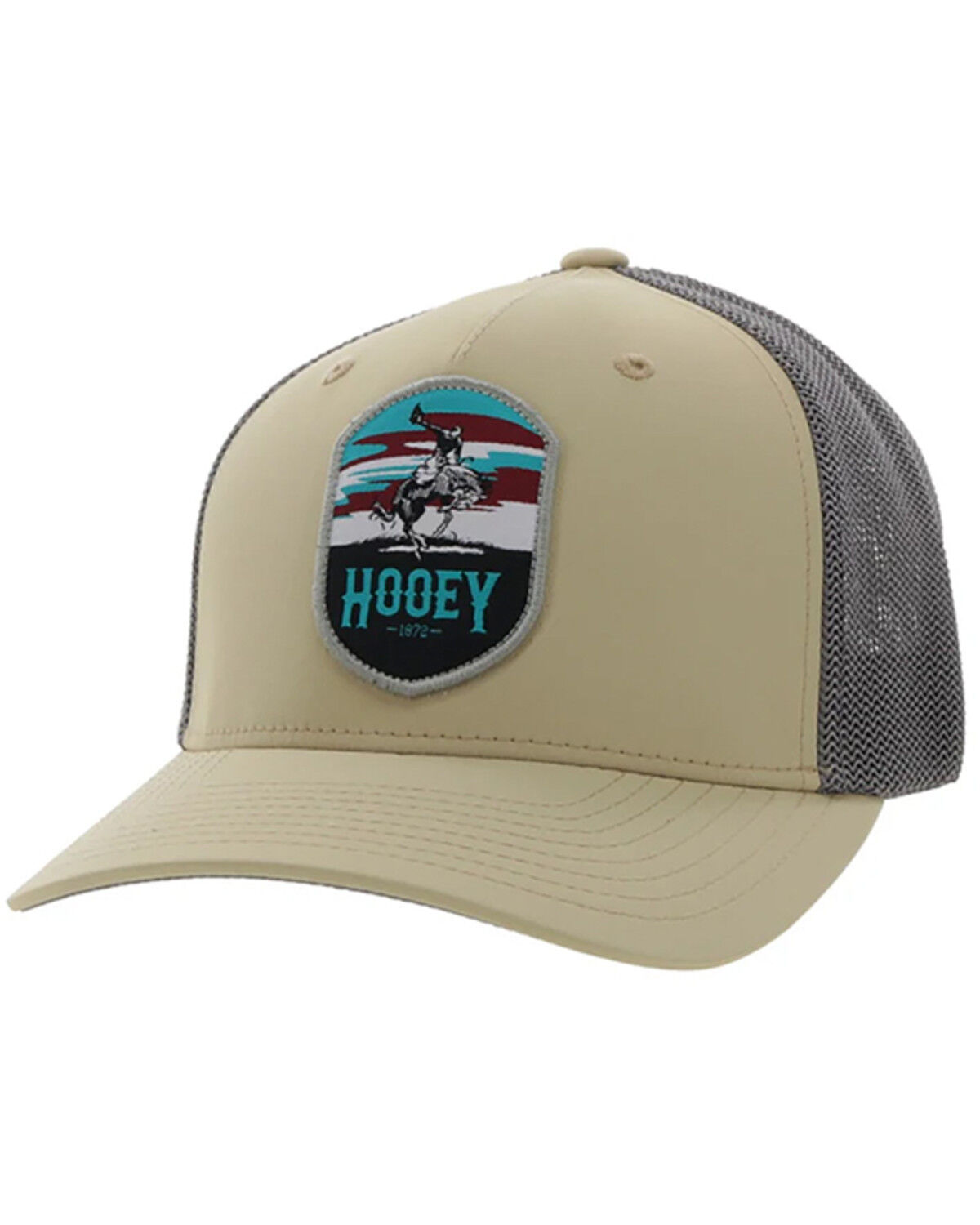 Image #1 - Hooey Kids' Cheyenne Ball Cap, Tan, hi-res