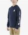 Image #2 - Carhartt Little Boys' Logo Hooded Sweatshirt, Navy, hi-res