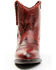 Image #4 - Shyanne Women's Sawyer Omaha Goat Western Fashion Booties - Round Toe , Red, hi-res
