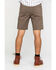 Image #2 - ATG by Wrangler Men's Morel Utility Asymmetric Cargo Shorts , Brown, hi-res