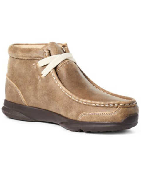Image #1 - Ariat Boys' Spitfire Casual Shoes - Moc Toe, Brown, hi-res