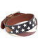 Image #2 - Cody James Men's Vintage American Flag Belt, Brown, hi-res