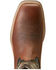 Image #4 - Ariat Men's Ridgeback Western Performance Boots - Broad Square Toe, Brown, hi-res