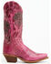 Image #2 - Laredo Women's Paislee Western Boots - Snip Toe, Pink, hi-res