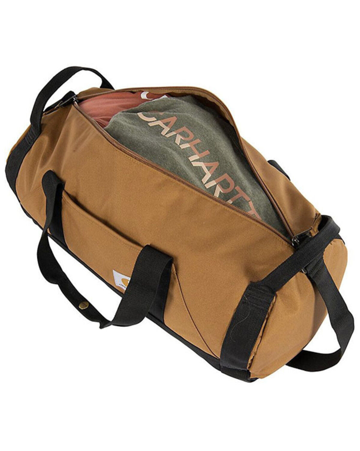 Image #4 - Carhartt 25L Classic Round Duffel Bag, Black, hi-res