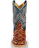 Image #4 - Horse Power Boys' Seas the Day Fish Print Boots - Square Toe, Cognac, hi-res