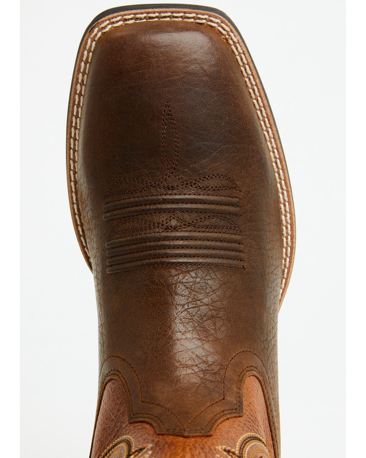 Image #6 - Ariat Men's Captivate Performance Western Boots - Broad Square Toe, Dark Brown, hi-res