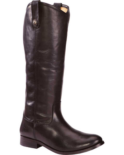 Frye Women's Melissa Button Riding Boots - Round Toe, Black, hi-res