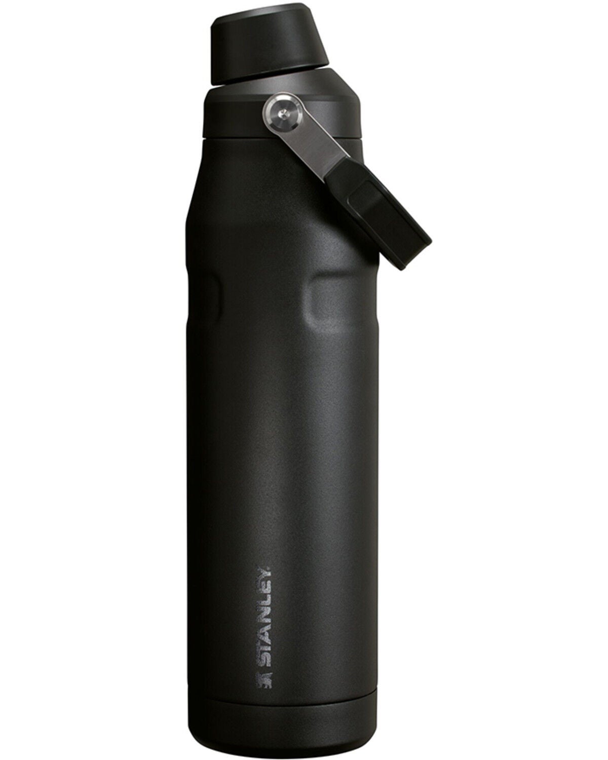 Image #1 - Stanley 36oz IceFlow&trade; Bottle with Fast Flow Lid, Black, hi-res