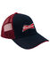H Bar C Men's On Navy Budweiser Logo Embroidered Mesh Ball Cap , Navy, hi-res