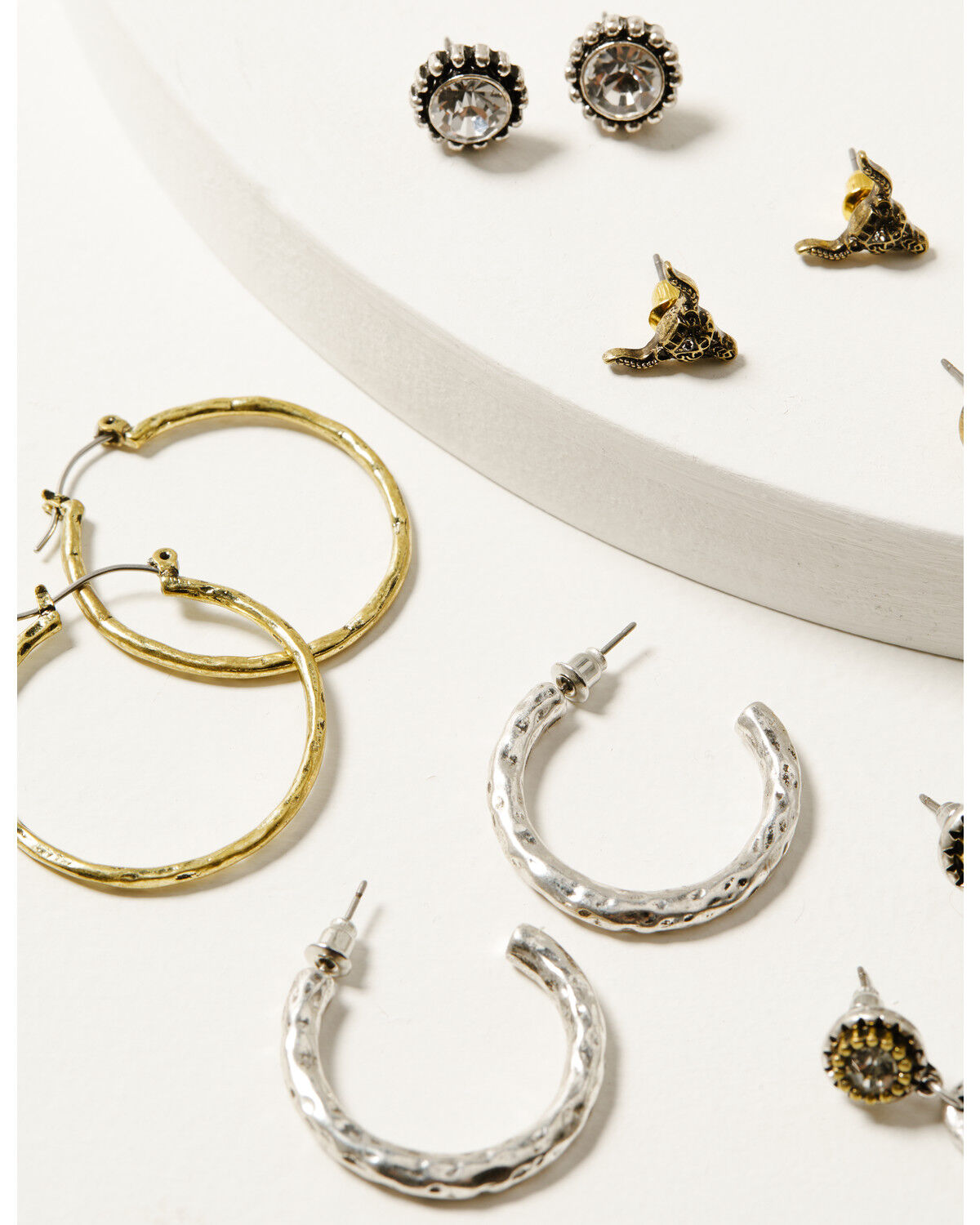 Image #2 - Shyanne Women's Sierra Winter Longhorn Earring Set - 6 Piece, Multi, hi-res