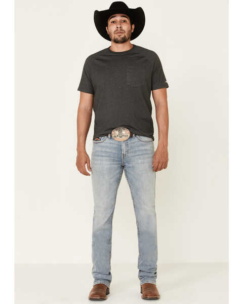 Image #1 - Cody James Core Men's Sawbuck Light Wash Stretch Stackable Straight Jeans , Blue, hi-res