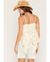 Image #4 - Wild Moss Women's Floral Print Lace Tank Top, Ivory, hi-res
