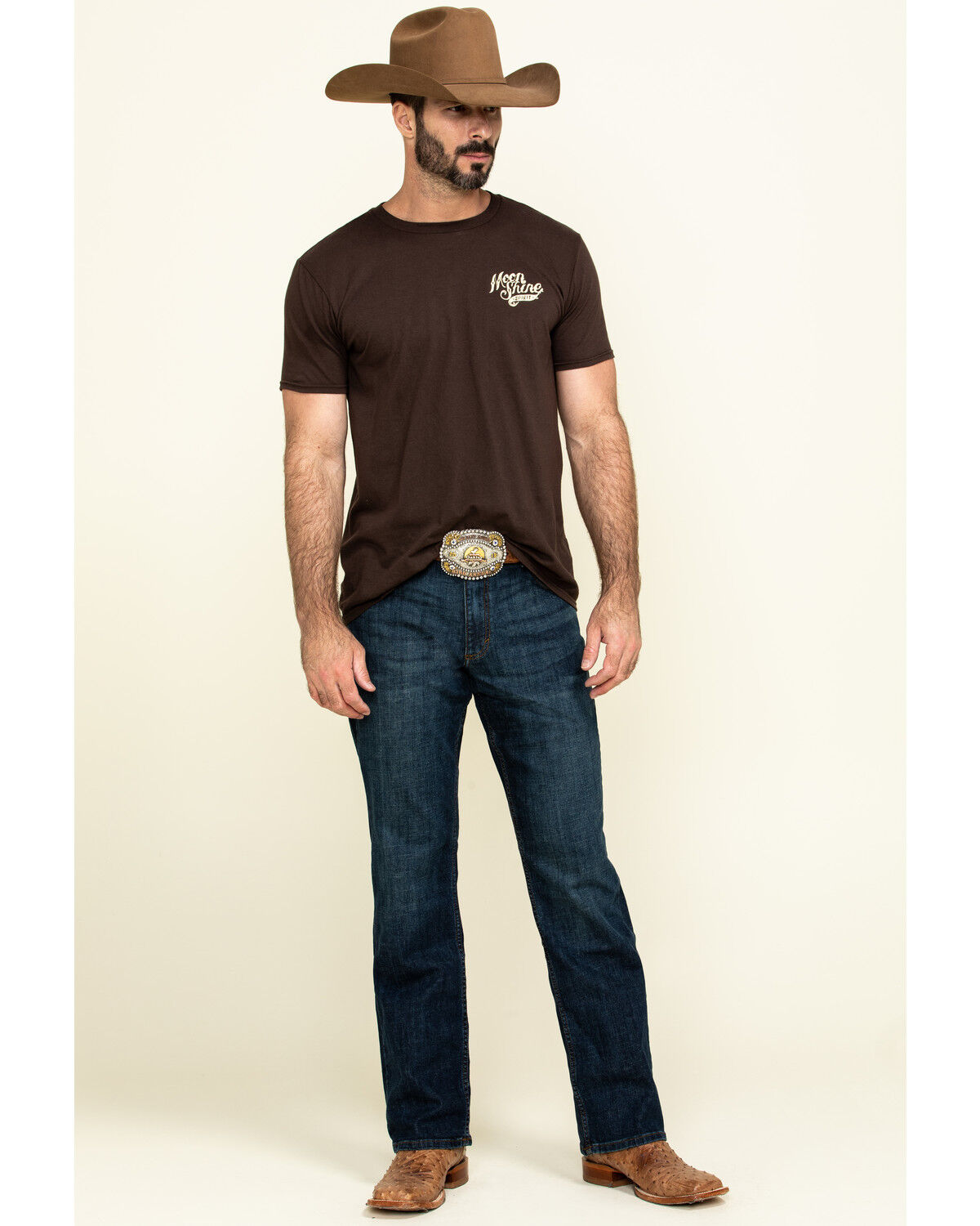 mens dark bootcut jeans