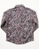 Image #3 - Cinch Toddler Boys' Paisley Print Long Sleeve Button-Down Western Shirt, Purple, hi-res