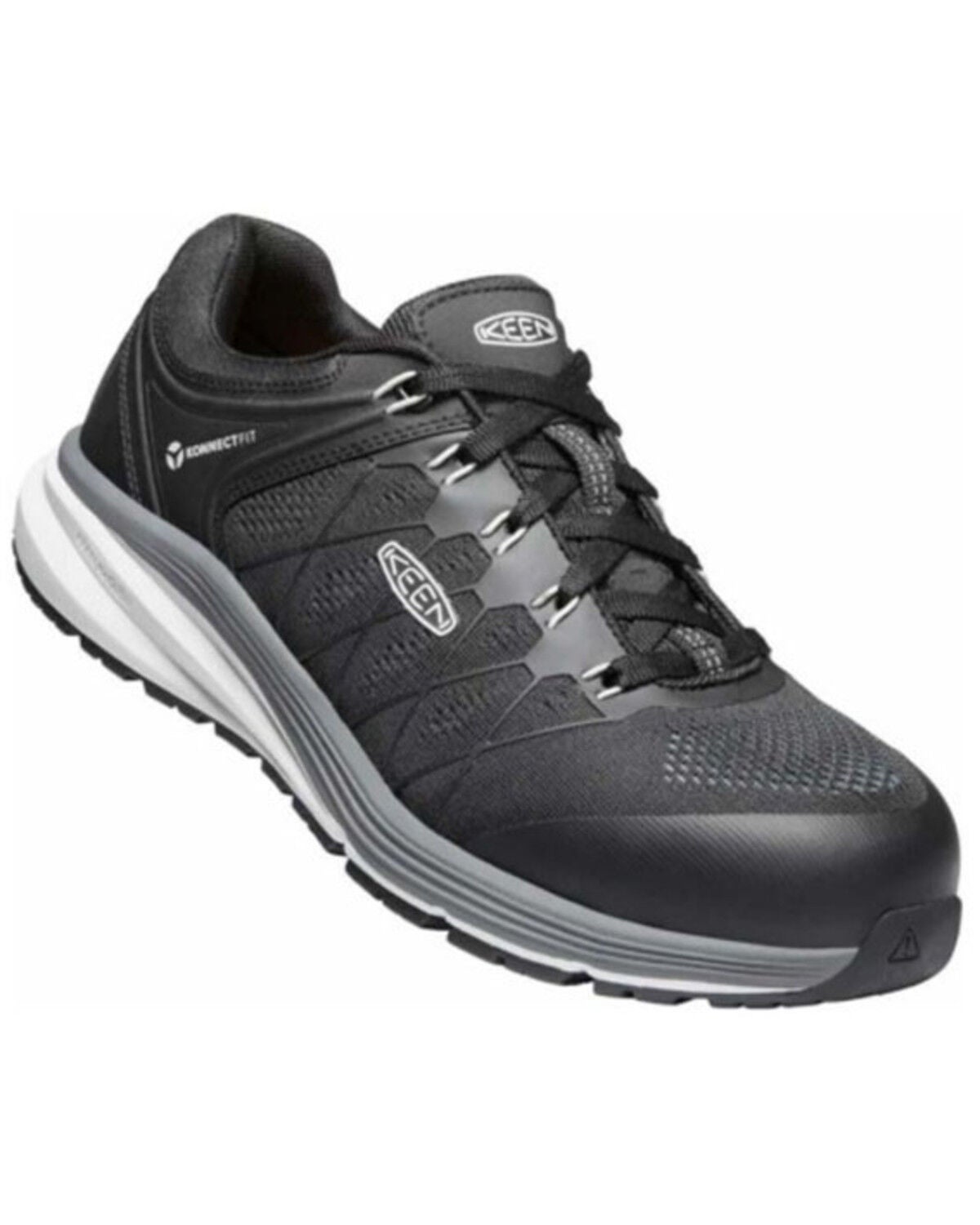 Keen Men's Vista Energy Work Shoes - Carbon Toe, Black, hi-res