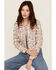 Image #1 - Shyanne Women's Americana Print Denim Jacket, Multi, hi-res
