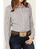 Image #3 - Cinch Women's ARENAFLEX Striped Long Sleeve Button-Down Western Core Shirt , Multi, hi-res